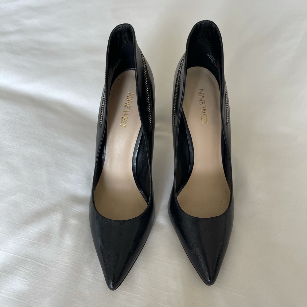 Nine West Stiletto Pump with Zipper Detail